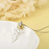 Sunflower Cross Jesus Faith Religious Jewelry Pendant Fashion Inspirational Gifts for Ladies Teen Girls Teens