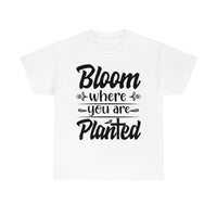 Bloom where you are planted