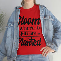 Bloom where you are planted