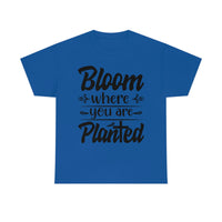 Bloom where you are planted